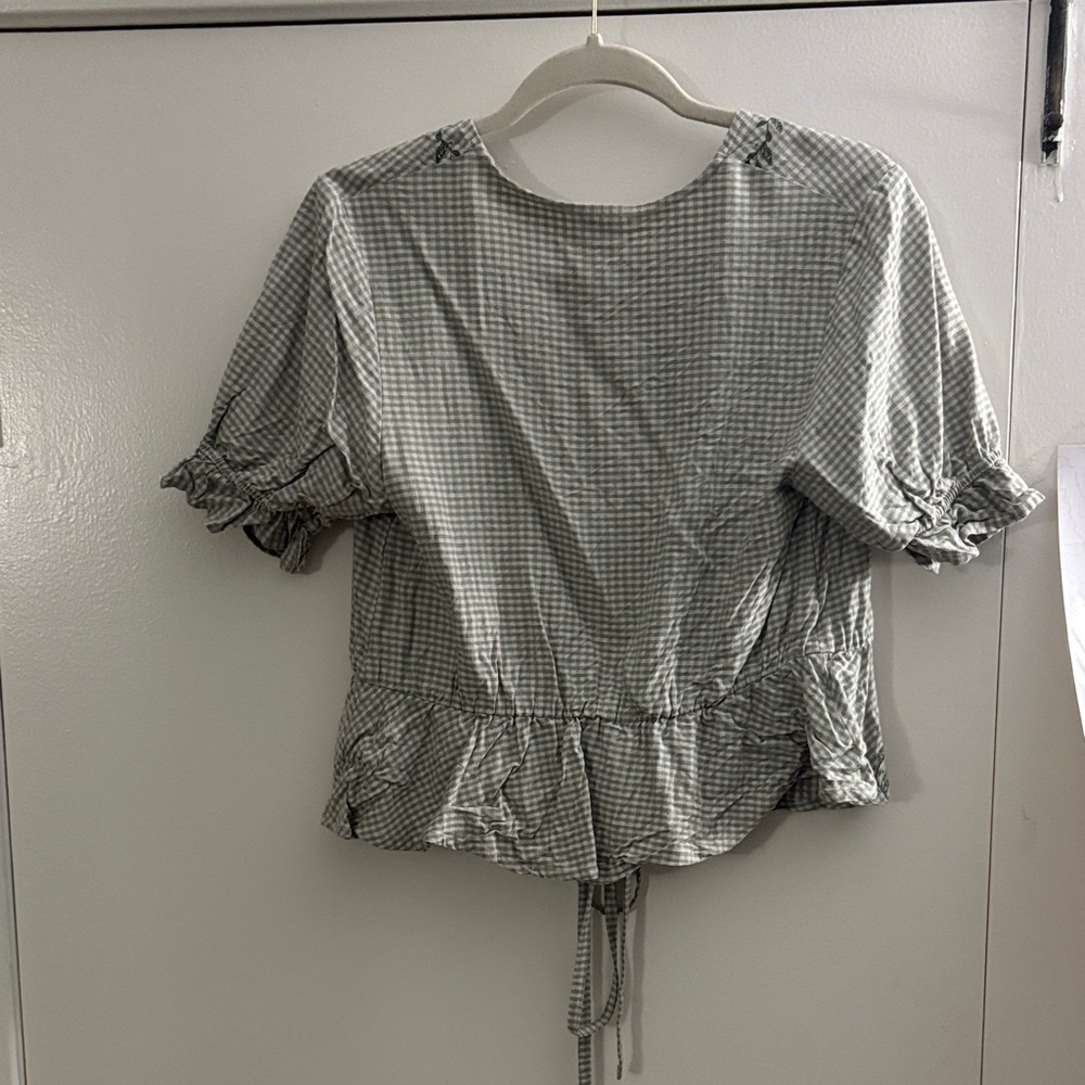 Green Disney Ruffle Top - Picture 3 of 3